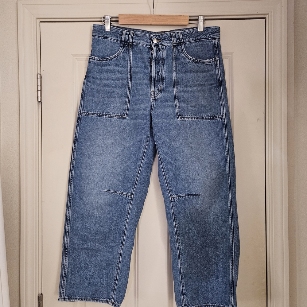 Madewell The Darted Barrel Jeans